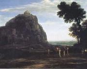 Claude Lorrain View of Delphi with a Procession (mk17) china oil painting reproduction